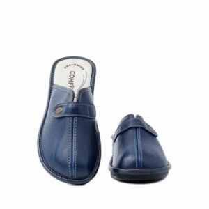 Χειμωνιάτικες Γυναικείες Παντόφλες  Comfy Με Τακούνι 100  Μπλε - Image 7