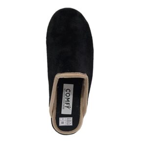 Χειμωνιάτικες Γυναικείες  Παντόφλες  Comfy  D16 Μαύρο - Image 3