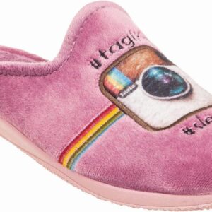 Γυναικείες Χειμωνιάτικες Παντόφλες Adam's 624-21579 Ροζ - Image 1