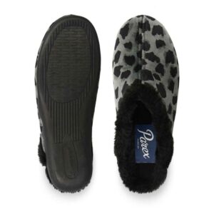 Γυναικείες Χειμωνιάτικες Παντόφλες Animal Print  Parex 10124156 Ανθρακί - Image 4