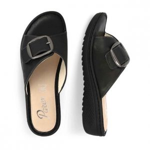 Γυναικείες Καλοκαιρινές Παντόφλες Comfort Parex 12125002 Μαύρο - Image 3