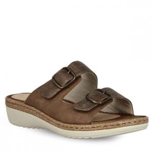 Γυναικείες Παντόφλες Comfort Parex 12125005 Bronze - Image 1