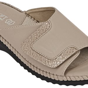 Ανατομικές Γυναικείες Παντόφλες  B-Soft 8801-82 Beige - Image 1