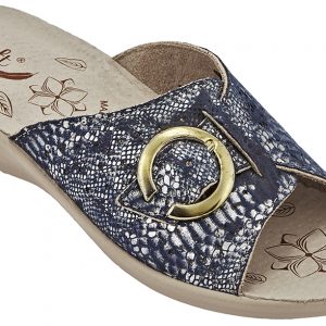 Ανατομικές Γυναικείες Παντόφλες  B-Soft 16/20654 Blue/Silver - Image 1