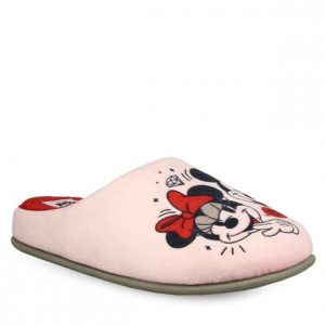 Γυναικείες Χειμωνιάτικες Παντόφλες Mickey & Minnie Disney 10126169 Ροζ/Κόκκινο - Image 2