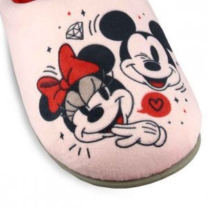 Γυναικείες Χειμωνιάτικες Παντόφλες Mickey & Minnie Disney 10126169 Ροζ/Κόκκινο - Image 3