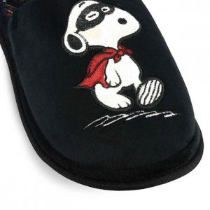 Χειμωνιάτικες Αντρικές Παντόφλες Snoopy Peanuts  10126177 Μαύρο - Image 3