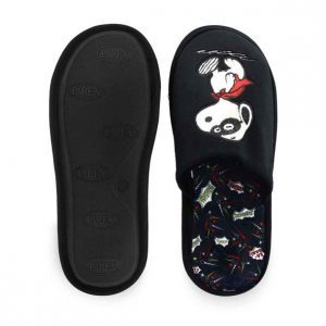 Χειμωνιάτικες Αντρικές Παντόφλες Snoopy Peanuts  10126177 Μαύρο - Image 4
