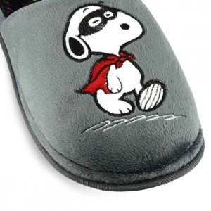 Χειμωνιάτικες Αντρικές Παντόφλες Snoopy Peanuts  10126177 Γκρι - Image 3