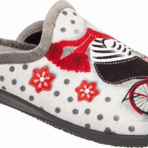 Γυναικείες Χειμωνιάτικες Παντόφλες Adam's 624-22650 Γκρι - Image 1