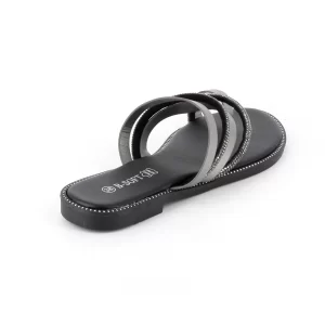 Ανατομικές Γυναικείες Παντόφλες  B-Soft 54031 Black/Silver - Image 3