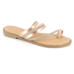 Ανατομικές Γυναικείες Παντόφλες  B-Soft 54031 Gold - Image 1