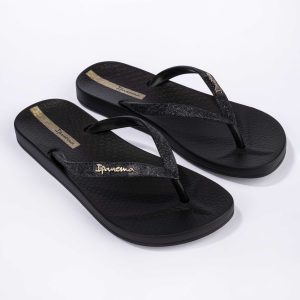 Γυναικείες Σαγιονάρες  Ipanema Anat Lolita Tan Fem 780-23328 Black/Glitter - Image 1
