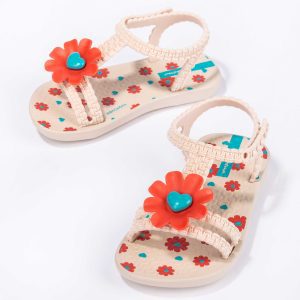 Παιδικά Πέδιλα Ipanema  Ipanema Daisy Baby 780-23419 Beige/Red - Image 3
