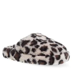 Γυναικείες Χειμωνιάτικες Παντόφλες Parex Fluffy Animal Print 10130123.E Μπεζ - Image 2