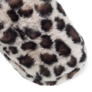 Γυναικείες Χειμωνιάτικες Παντόφλες Parex Fluffy Animal Print 10130123.E Μπεζ - Image 3