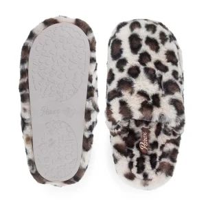 Γυναικείες Χειμωνιάτικες Παντόφλες Parex Fluffy Animal Print 10130123.E Μπεζ - Image 4