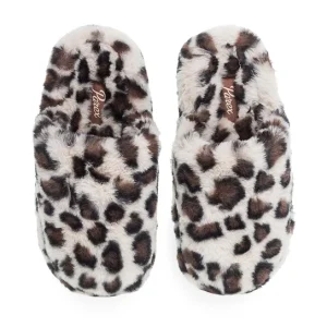 Γυναικείες Χειμωνιάτικες Παντόφλες Parex Fluffy Animal Print 10130123.E Μπεζ - Image 1