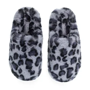 Γυναικείες Χειμωνιάτικες Παντόφλες Parex Fluffy Animal Print 10130123.GR Γκρι - Image 1
