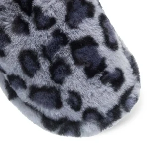 Γυναικείες Χειμωνιάτικες Παντόφλες Parex Fluffy Animal Print 10130123.GR Γκρι - Image 3