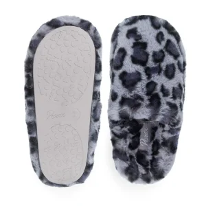 Γυναικείες Χειμωνιάτικες Παντόφλες Parex Fluffy Animal Print 10130123.GR Γκρι - Image 4