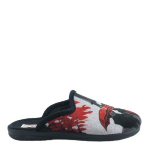 Γυναικείες Χειμωνιάτικες Παντόφλες Adam's 624-24618 Κόκκινο/Μαύρο - Image 3