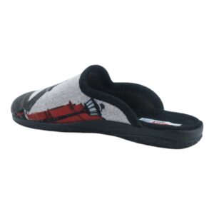 Γυναικείες Χειμωνιάτικες Παντόφλες Adam's 624-24618 Κόκκινο/Μαύρο - Image 4