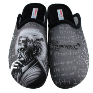 Χειμωνιάτικες Αντρικές Παντόφλες Adam's Albert Einstein  624-25535 Μαύρο - Image 1