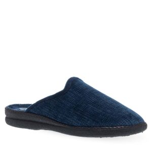 Αντρικές Υφασμάτινες Χειμωνιάτικες Παντόφλες Parex 10132232Ν Μπλε - Image 2