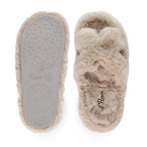 Γυναικείες Χειμωνιάτικες Παντόφλες Parex 10132236.Ε Μπεζ - Image 2