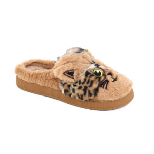 Γυναικείες Ανατομικές Χειμωνιάτικες Παντόφλες B-Soft 2024-6 Καφέ - Image 3