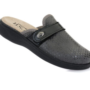 Ανατομικές Γυναικείες Χειμωνιάτικες  Παντόφλες B-Soft 23138 Γκρι - Image 2