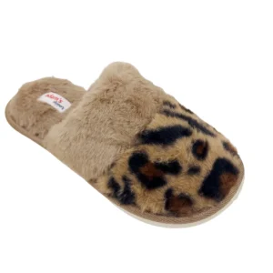 Γυναικείες Χειμωνιάτικες Παντόφλες Adam's 903-25504.L Leopard - Image 1